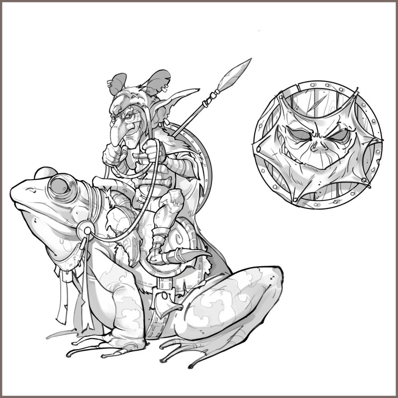 SQUARG the Frog Rider