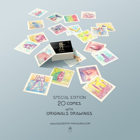 CLIO et ERATO est un duo de figurines 54 mm  sculpté par Patrick MASSON. avec dessin unique CLIO et ERATO est un duo de figurines 54 mm  sculpté par Patrick MASSON. avec dessin unique