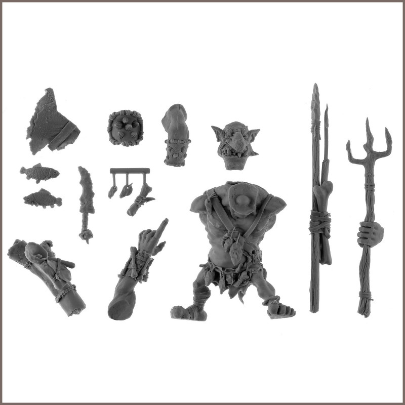 SHAGGRA est une figurine 54 mm de troll  sculptée par Valentin ZAK limitée à 300 exemplaires