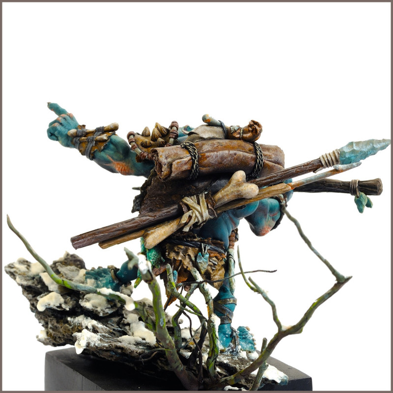 SHAGGRA est une figurine 54 mm de troll  sculptée par Valentin ZAK limitée à 300 exemplaires